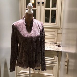 Chico’s size 2 (equal to 12) shimmery Jacket